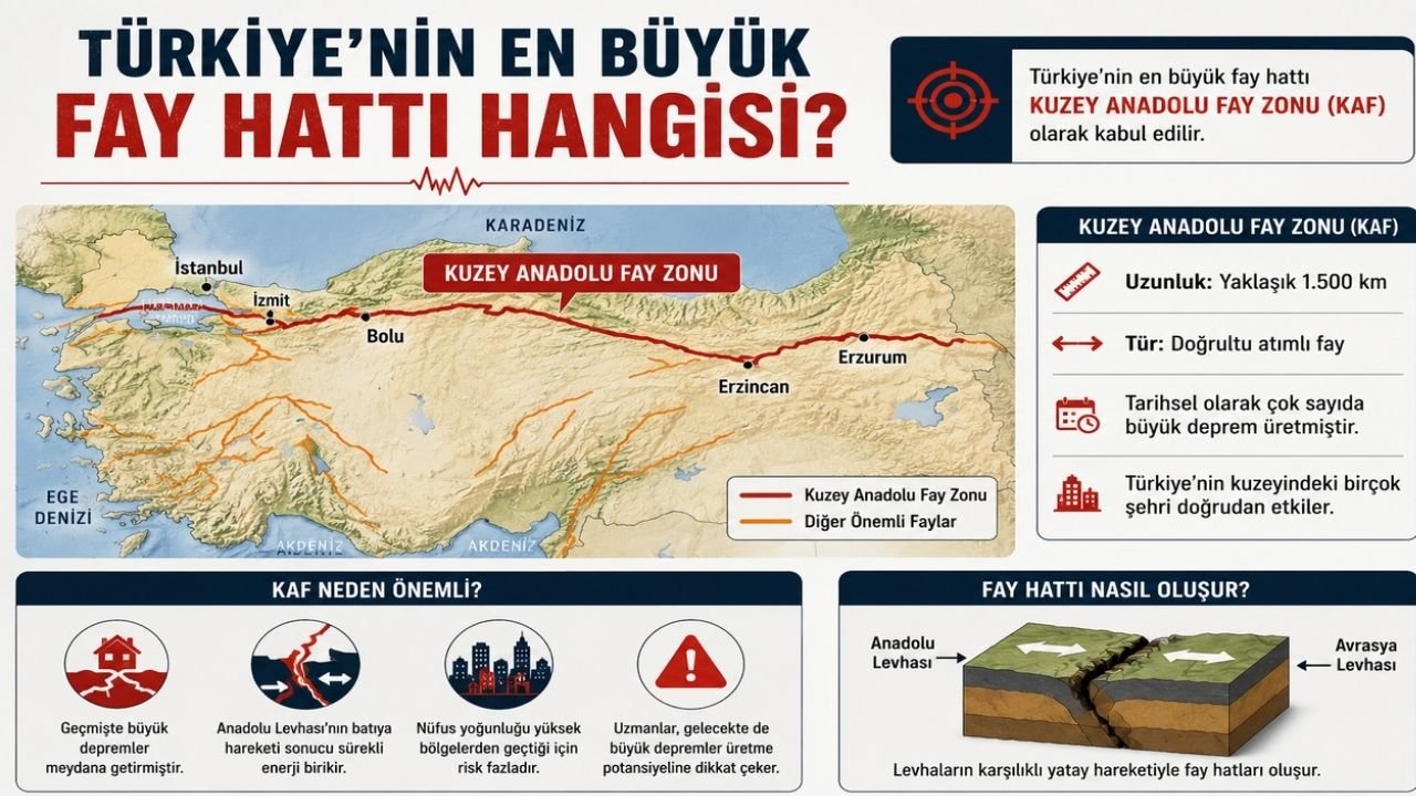 Dünyanın En Büyük Fay Hattı