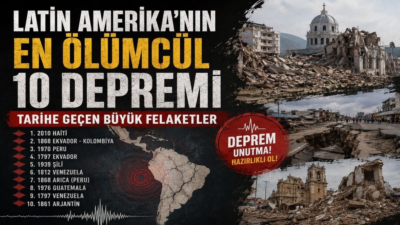 Latin Amerika’nın En Ölümcül 10 Depremi