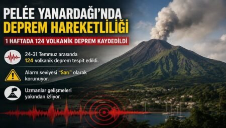 Pelée Yanardağı’nda Deprem Hareketliliği Yakından İzleniyor