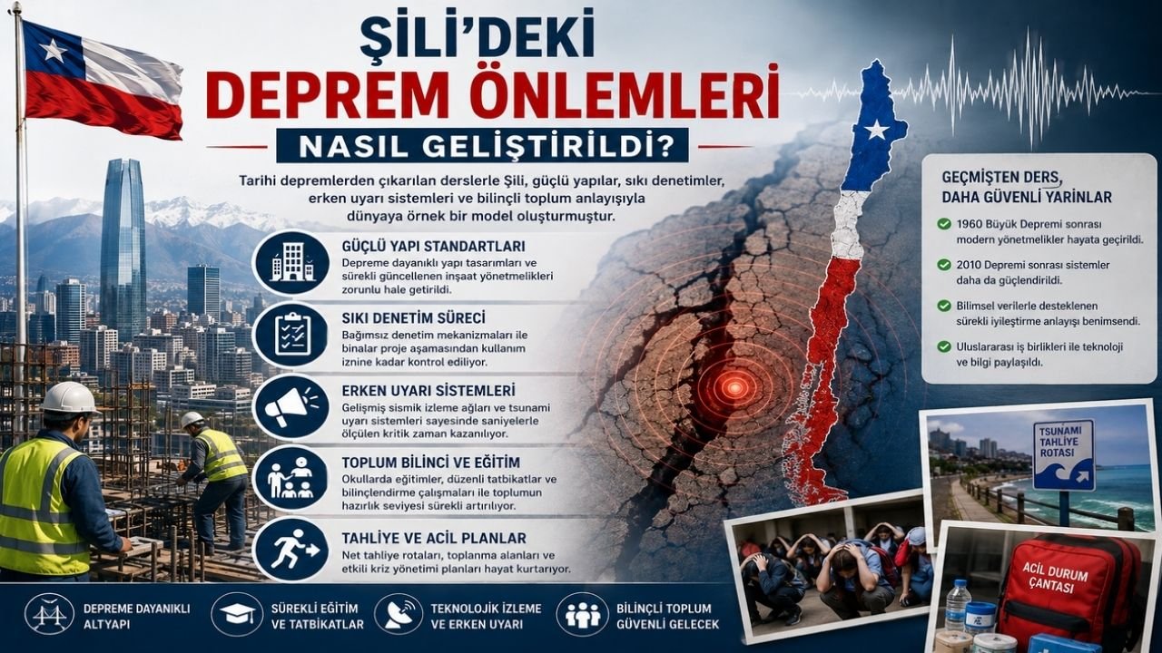 Şili'deki Deprem Önlemleri 