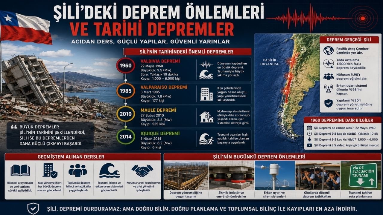 Şili'deki Deprem Önlemleri 