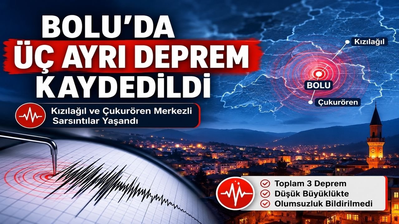 Üç Ayrı Deprem