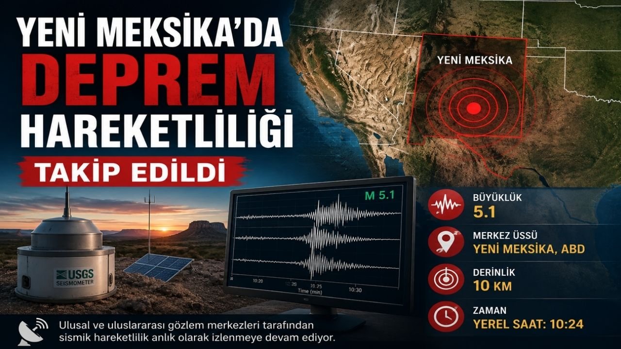 Yeni Meksika’da 5.1 Büyüklüğünde Deprem